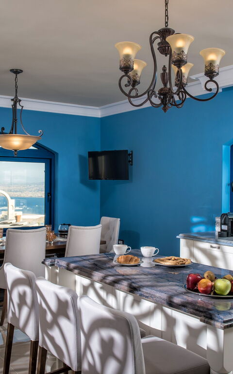 Villa Santor: Frokostlokale, Køkken