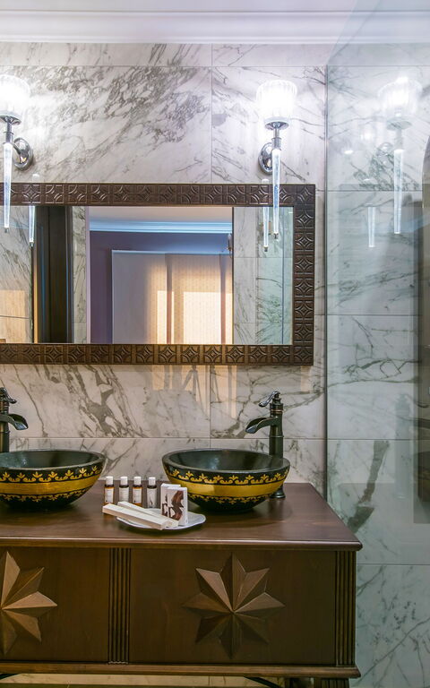 Villa Kalliste: Badeværelse