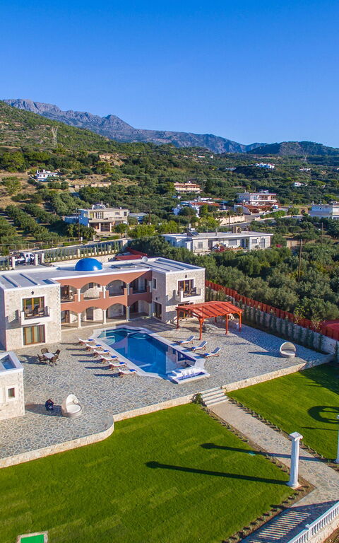 Villa Kalliste: Altan / terrasse / gårdhave, Have, pool, Udvendige