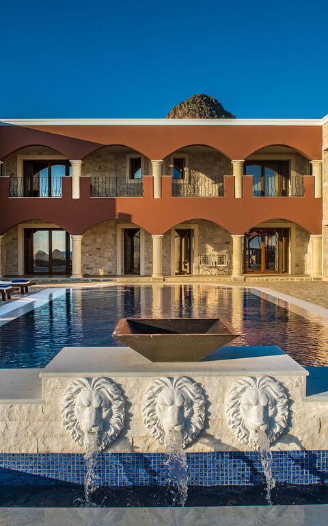 Villa Kalliste: pool, Udvendige