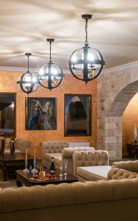 Villa Kalliste: Stue