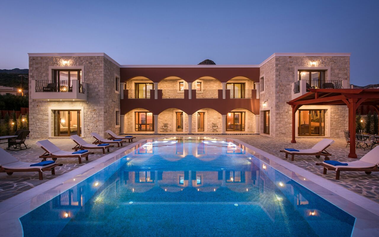 Villa Kalliste: pool, Udvendige