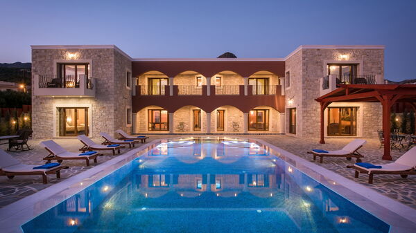 Villa Kalliste: pool, Udvendige