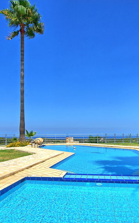 Villa Myrtia: pool, Udendørs