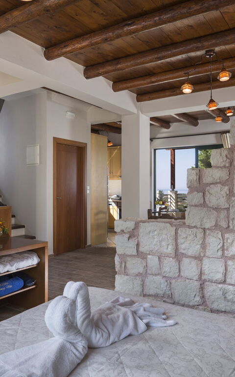 Villa Myrtia: soveværelse, Stue