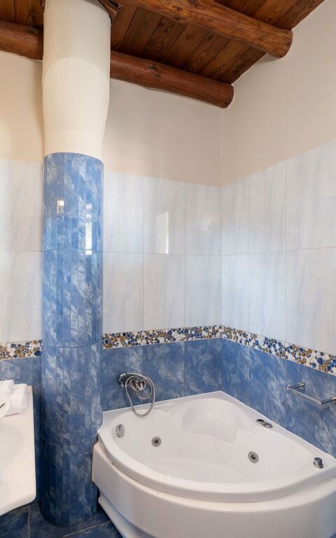 Villa Kissos: Badeværelse