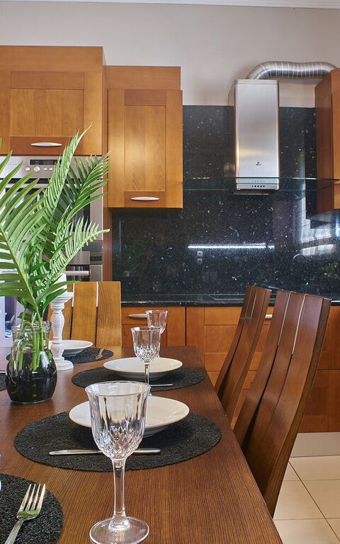 Villa Milon: Frokostlokale, Køkken