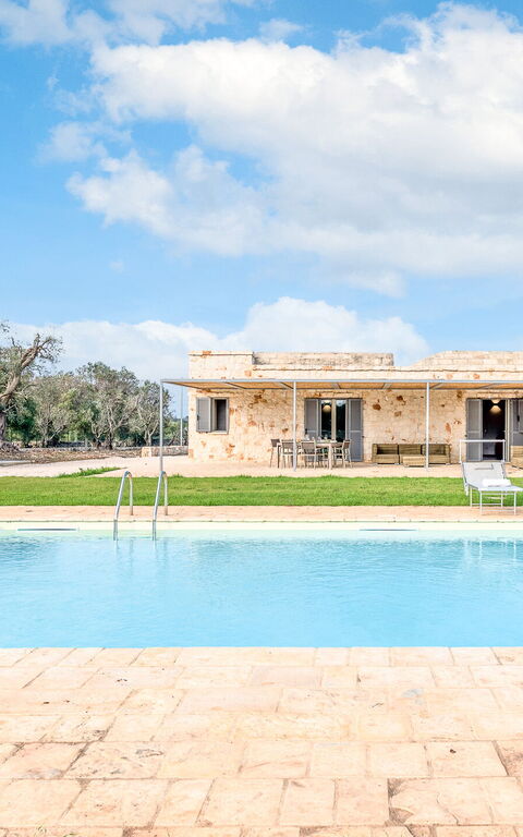 Villa Trullina: pool, Udendørs