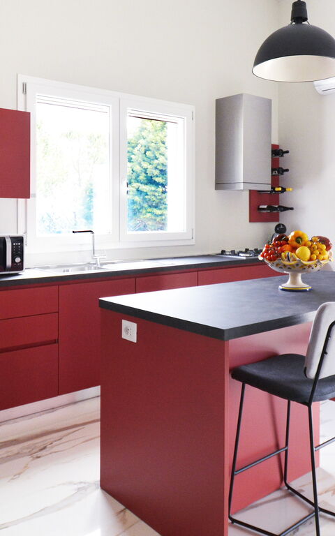 Villa Pica: Frokostlokale, Køkken