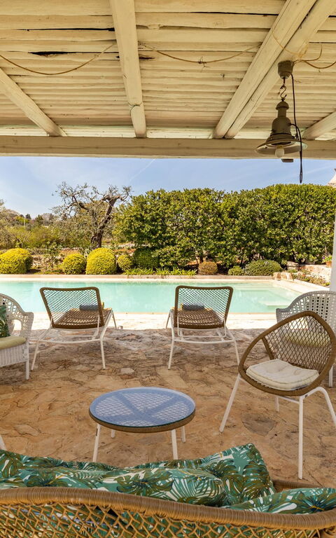 Trullo Patricia Pool: Altan / terrasse / gårdhave, Have, pool, Udendørs