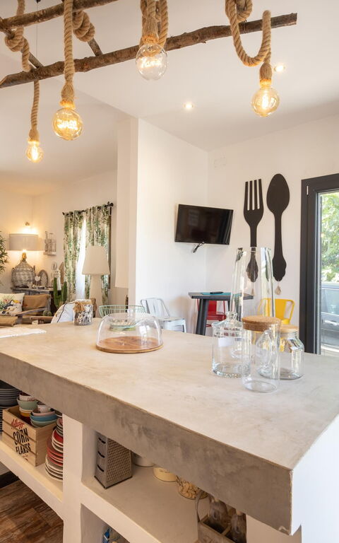 Villa Natura: Frokostlokale, Stue