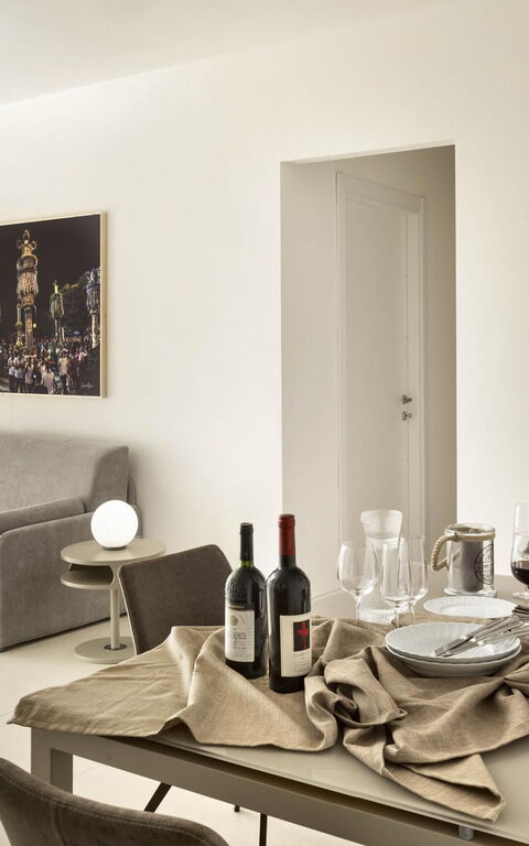 Villa Vera: Altan / terrasse / gårdhave, Frokostlokale, Køkken, Stue