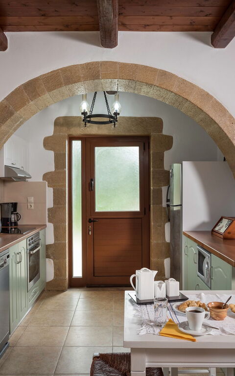 Villa Gianna: Køkken, Stue