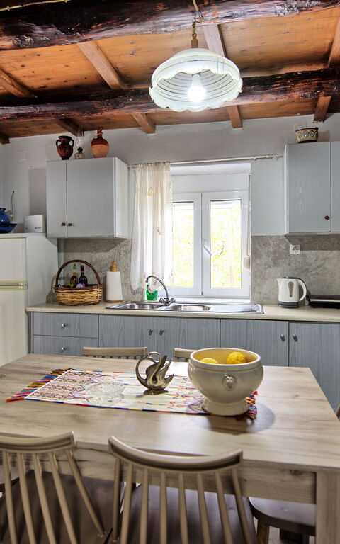 Aretousa: Frokostlokale, Køkken