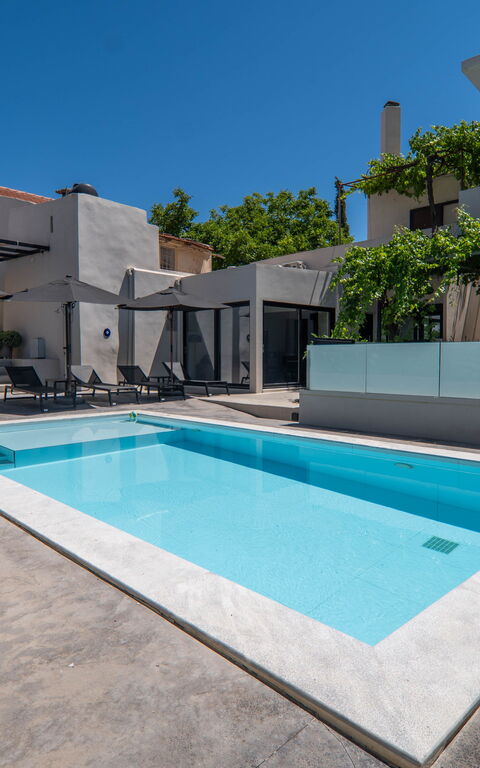 Casa Cafenio: Have, pool, Udendørs, Udvendige