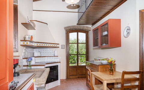 Feriebolig Capanna: Frokostlokale, Køkken