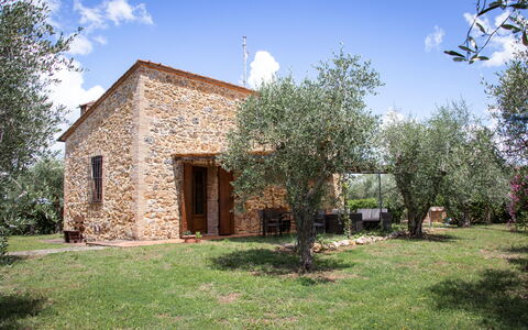 Feriebolig Capanna: Have, Udvendige