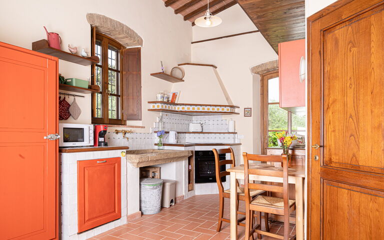 Feriebolig Capanna: Frokostlokale, Køkken