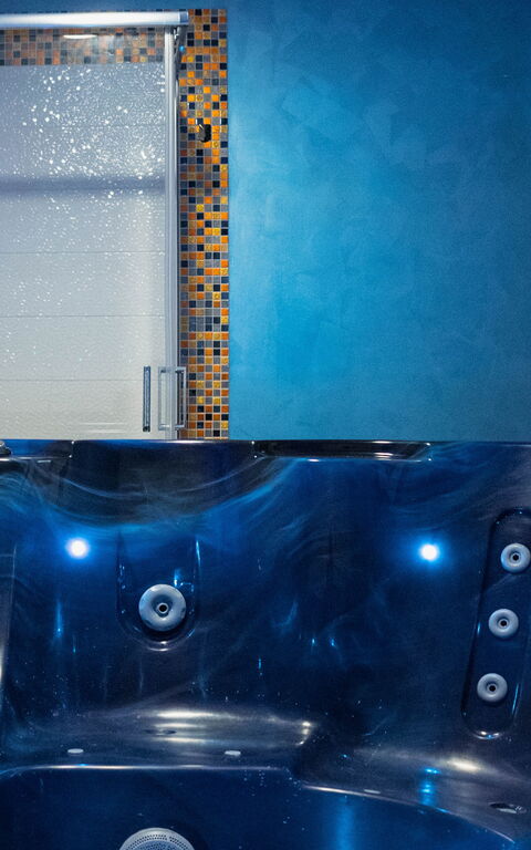 Villa Vincenzo: Badeværelse, boblebad