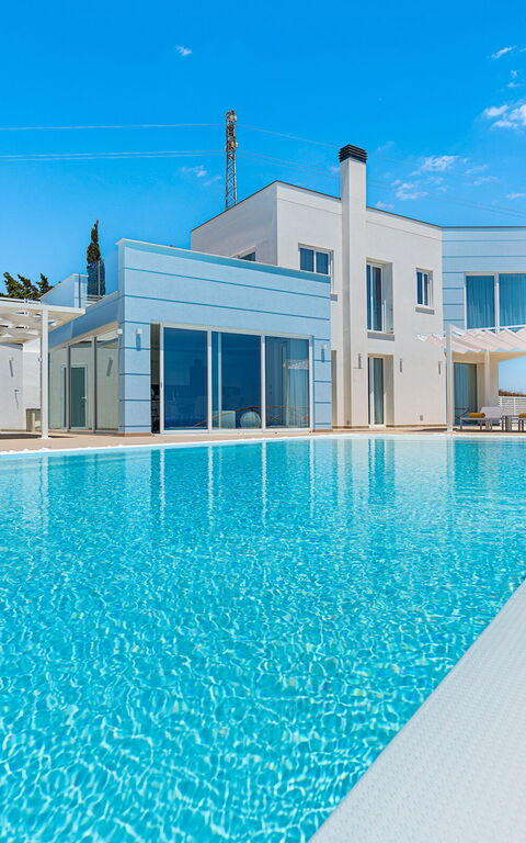 Villa Domizia: pool, Sommer, Udvendige