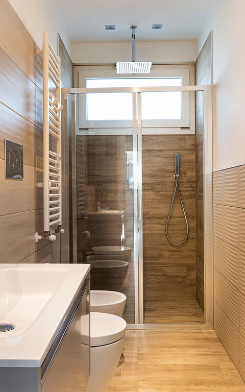 Villa Domizia: Badeværelse