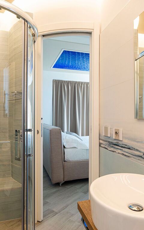 Villa Domizia: Badeværelse