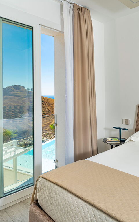 Villa Domizia: soveværelse