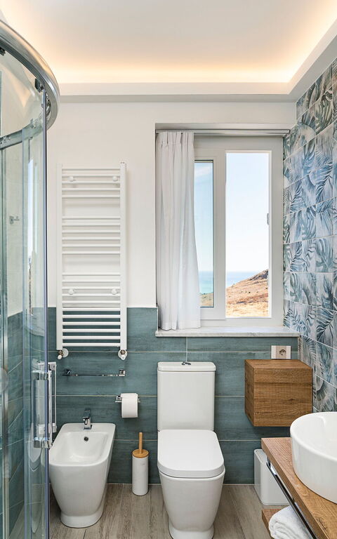 Villa Domizia: Badeværelse