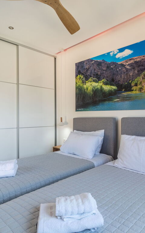 Villa Halepi: soveværelse