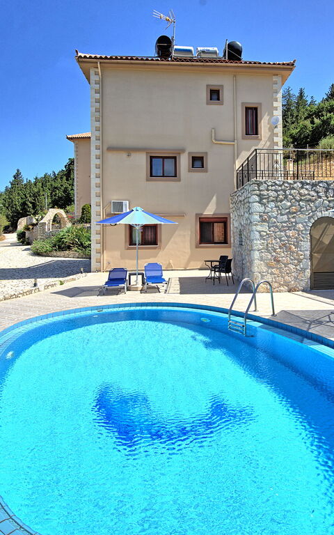 Villa Halepi: pool, Udendørs, Udvendige