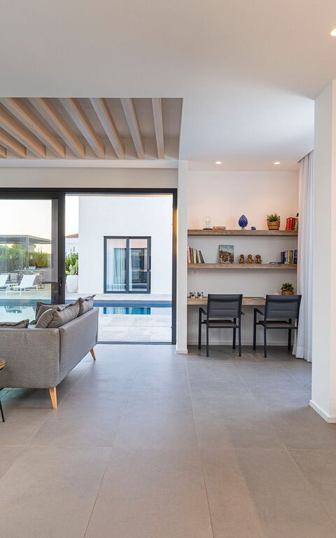 Villa Bonita: Køkken, Stue