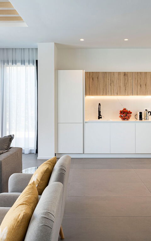 Villa Bonita: Frokostlokale, Køkken, Stue