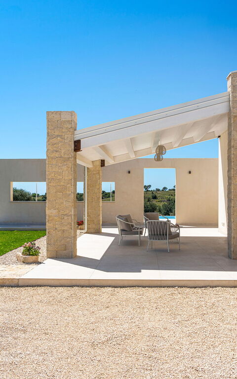 Villa Mora: Have, Udendørs, Visninger