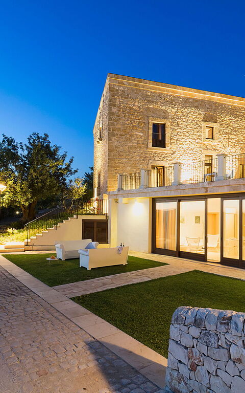 Villa Corte Dorata: Have, Udendørs, Udvendige