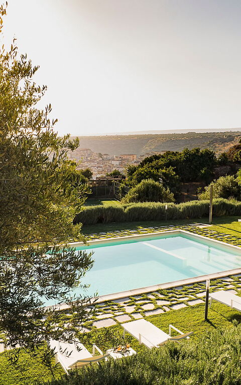 Villa Corte Dorata: Have, pool, Udendørs, Udvendige
