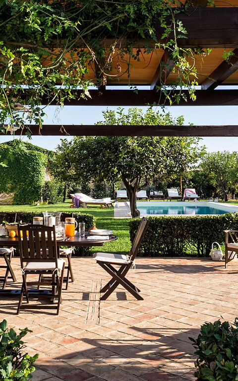 Don Salvatore: Altan / terrasse / gårdhave, Have, pool, Udvendige