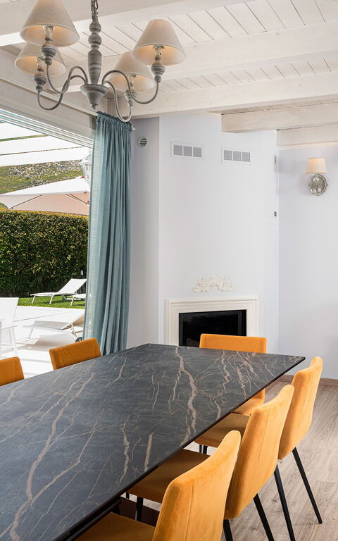 Villa Giutitta: Frokostlokale, Stue