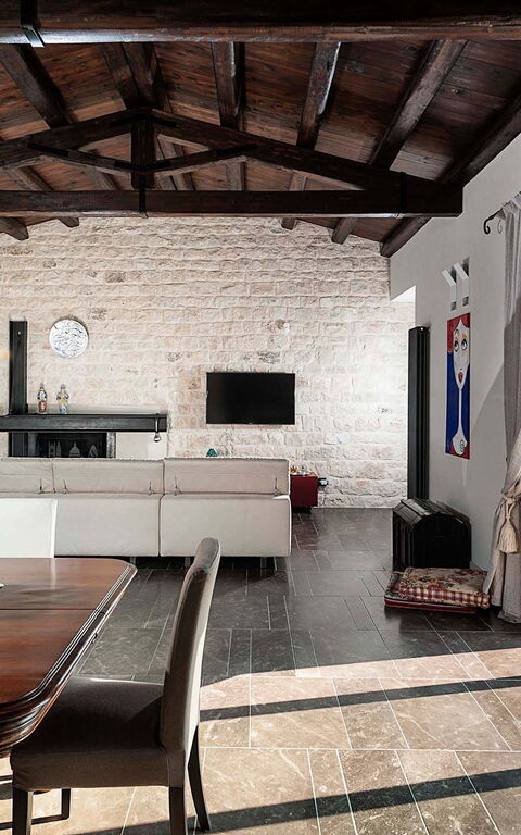 Corte Moscata: Frokostlokale, Stue