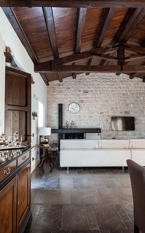 Corte Moscata: Frokostlokale, Stue