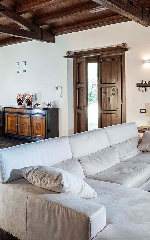 Corte Moscata: Frokostlokale, Stue