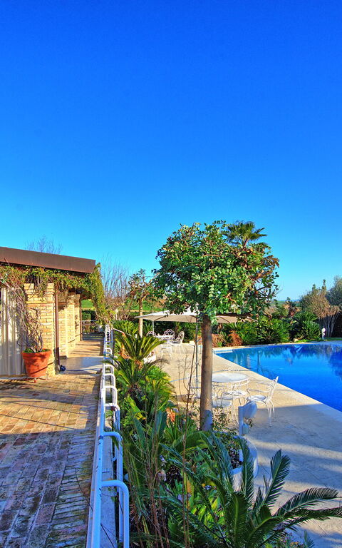 Villa Vittoria: pool, Udendørs