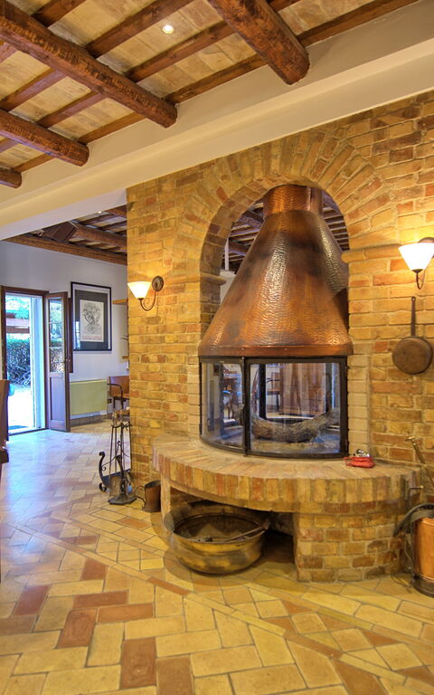 Villa Vittoria: Frokostlokale, Stue