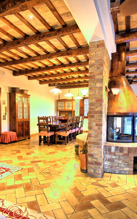 Villa Vittoria: Frokostlokale, Stue