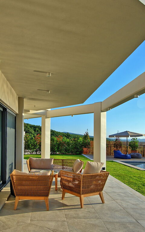 Villa Acropolitana: Have, pool, Udendørs, Udvendige