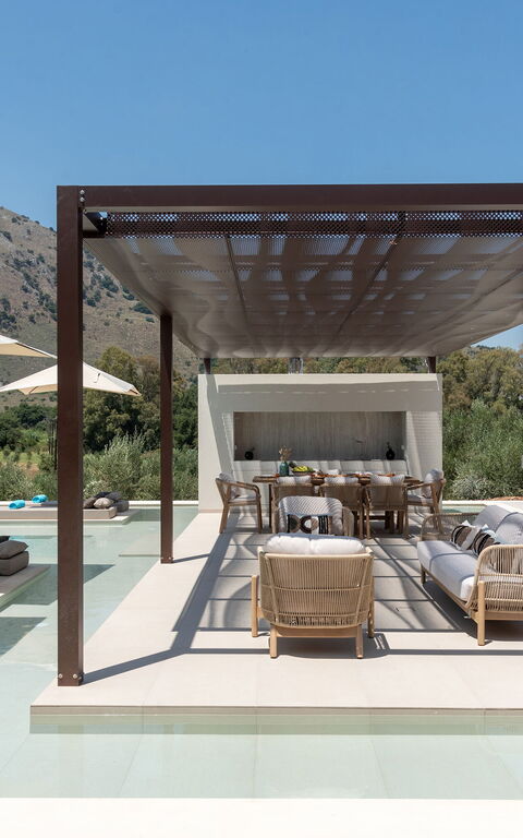 Villa El: Altan / terrasse / gårdhave, pool