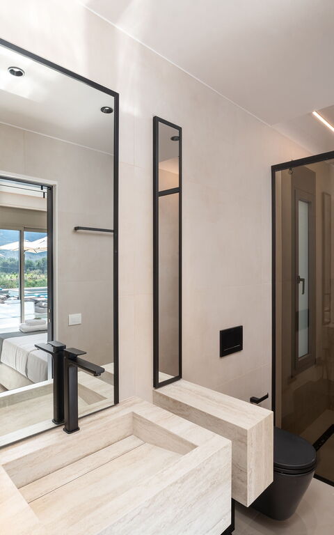 Villa El: Badeværelse