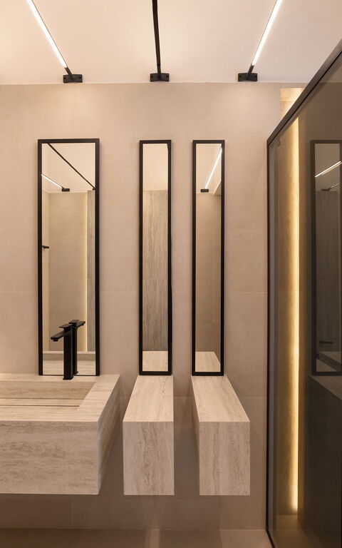 Villa El: Badeværelse