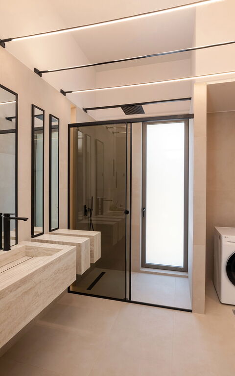 Villa El: Badeværelse