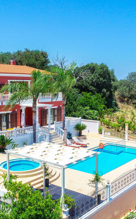 Iro Royal Villa: boblebad, pool, Udendørs, Udvendige