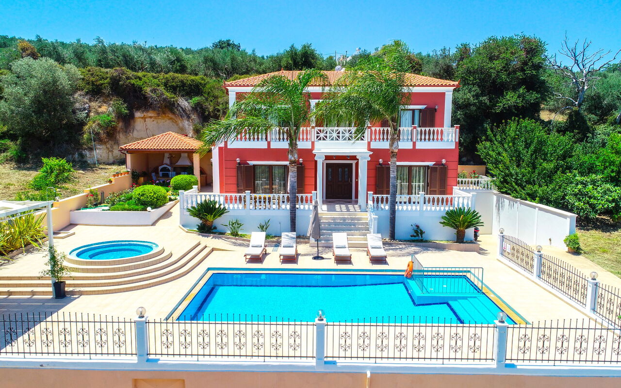 Iro Royal Villa: boblebad, pool, Udendørs, Udvendige